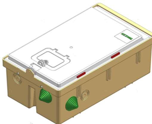 HXPXS1 Caja Portamedidor Hexing